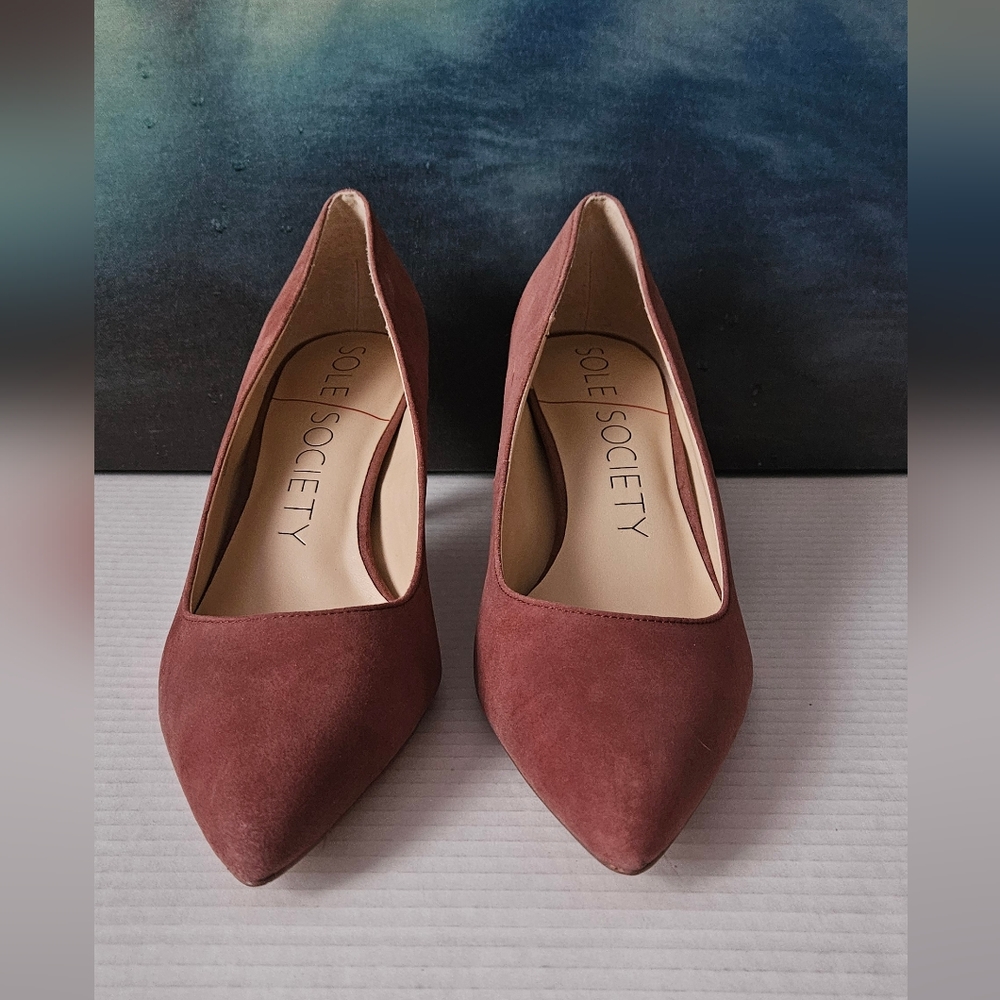 Sole Society Suede Pumps NIB